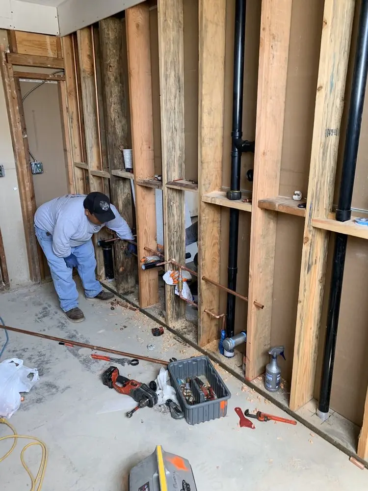 Commercial rough-in plumbing for Trenchless Sewer Repair in East Keansburg